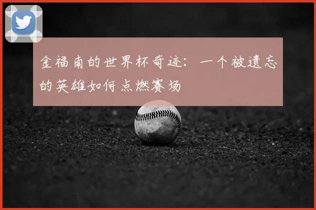 金福南的世界杯奇迹：一个被遗忘的英雄如何点燃赛场